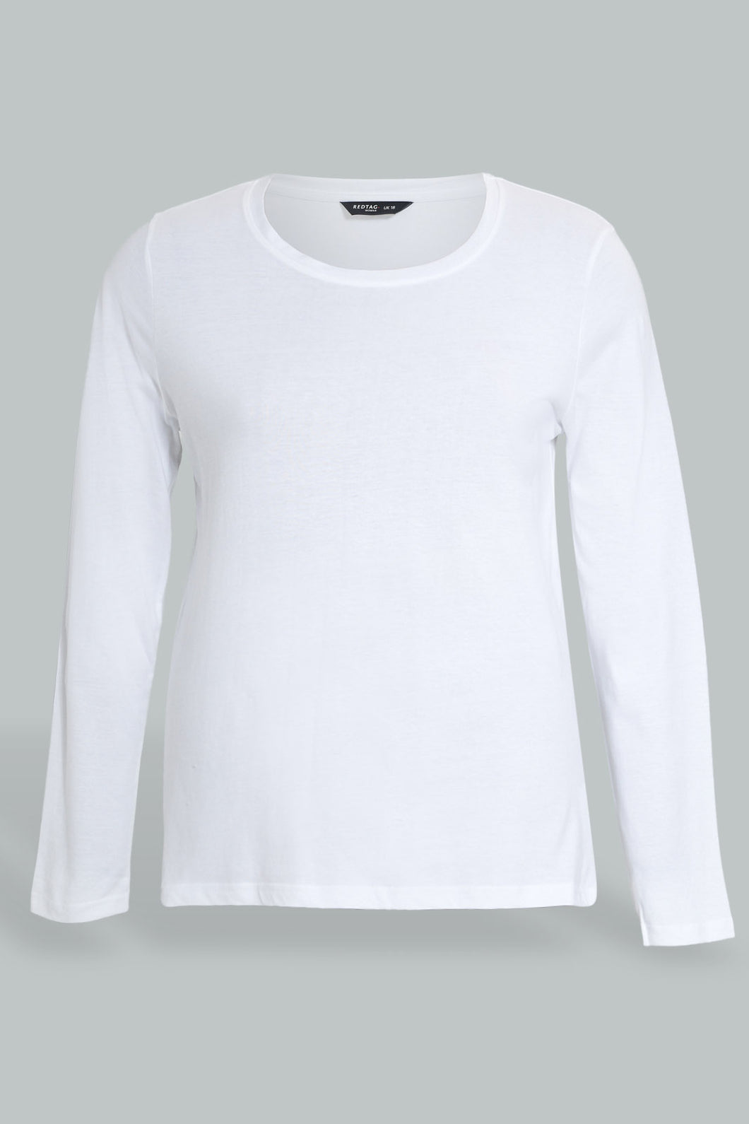 Redtag-White-Long-Sleeve-Graphic-T-Shirt-Graphic-Prints-Women's-