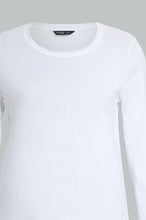 تنزيل الصورة على معرض الصور، Redtag-White-Long-Sleeve-Graphic-T-Shirt-Graphic-Prints-Women&#39;s-
