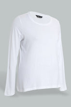 تنزيل الصورة على معرض الصور، Redtag-White-Long-Sleeve-Graphic-T-Shirt-Graphic-Prints-Women&#39;s-
