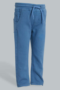 Redtag-Royal-Color-Knit-Denim-Pant-Character,-Colour:Royal,-Filter:Infant-Boys-(3-to-24-Mths),-Infant-Boys-Jeans,-New-In,-New-In-INB,-Non-Sale,-S22B,-Section:Kidswear,-TBL-Infant-Boys-3 to 24 Months