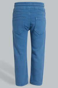 Redtag-Royal-Color-Knit-Denim-Pant-Character,-Colour:Royal,-Filter:Infant-Boys-(3-to-24-Mths),-Infant-Boys-Jeans,-New-In,-New-In-INB,-Non-Sale,-S22B,-Section:Kidswear,-TBL-Infant-Boys-3 to 24 Months