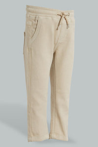 Redtag-Beige-Color-Knit-Denim-Pant-Character,-Colour:Beige,-Filter:Infant-Boys-(3-to-24-Mths),-Infant-Boys-Jeans,-New-In,-New-In-INB,-Non-Sale,-S22B,-Section:Kidswear,-TBL-Infant-Boys-3 to 24 Months