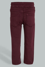 Load image into Gallery viewer, Redtag-Red-Color-Knit-Denim-Pant-Character,-Colour:Red,-Filter:Infant-Boys-(3-to-24-Mths),-Infant-Boys-Jeans,-New-In,-New-In-INB,-Non-Sale,-S22B,-Section:Kidswear,-TBL-Infant-Boys-3 to 24 Months
