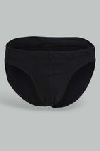 Load image into Gallery viewer, Redtag-Black-/-Charcoal-/-White-3-Pack-Breif-Briefs-Men&#39;s-
