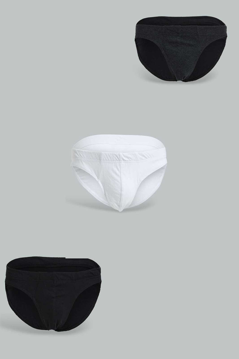 Redtag-Black-/-Charcoal-/-White-3-Pack-Breif-Briefs-Men's-