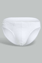 Load image into Gallery viewer, Redtag-Navy-/--Grey-/-White-3-Pack-Breif-Briefs-Men&#39;s-
