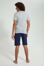 Load image into Gallery viewer, Redtag-Grey-Nyc-Night-Suit-Pyjama-Sets-Senior-Boys-9 to 14 Years
