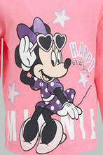 تنزيل الصورة على معرض الصور، Redtag-Pink-Minnie-Print-T-Shirt-Character-Infant-Girls-3 to 24 Months
