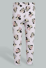 Load image into Gallery viewer, Redtag-Lilac-Minnie-Printed-Legging-Leggings-Infant-Girls-3 to 24 Months
