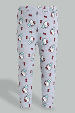 Load image into Gallery viewer, Redtag-Grey-Hello-Kitty-Printed-Legging-Leggings-Infant-Girls-3 to 24 Months
