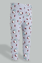 Load image into Gallery viewer, Redtag-Grey-Hello-Kitty-Printed-Legging-Leggings-Infant-Girls-3 to 24 Months
