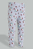 Redtag-Grey-Hello-Kitty-Printed-Legging-Leggings-Infant-Girls-3 to 24 Months