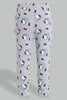 Redtag-Grey-Hello-Kitty-Printed-Legging-Leggings-Infant-Girls-3 to 24 Months