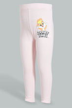 Load image into Gallery viewer, Redtag-Pink-Lola-Bunny-Printed-Legging-Leggings-Infant-Girls-3 to 24 Months
