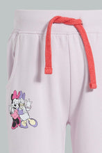 Load image into Gallery viewer, Redtag-Lilac-Minnie-And-Daisey-Trackpant-Joggers-Infant-Girls-3 to 24 Months
