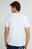 Redtag-White-Graphic-T-Shirt-Graphic-Prints-Men's-