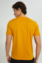 تنزيل الصورة على معرض الصور، Redtag-Mustard-Graphic-T-Shirt-Graphic-Prints-Men&#39;s-
