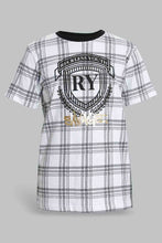 Load image into Gallery viewer, Redtag-White-Reckless-Youth-T-Shirt-All-Over-Prints-Senior-Boys-9 to 14 Years

