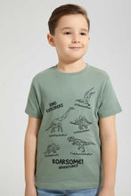 Load image into Gallery viewer, Redtag-White-And-Grey-2-Pack-Assorted-Print-T-Shirt-All-Over-Prints-Boys-2 to 8 Years
