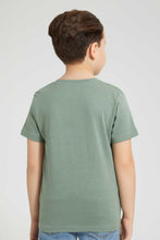 Load image into Gallery viewer, Redtag-White-And-Grey-2-Pack-Assorted-Print-T-Shirt-All-Over-Prints-Boys-2 to 8 Years

