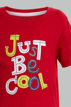 تنزيل الصورة على معرض الصور، Redtag-Red-Short-Slv-Tshirt-And-White-Bottom-Pj-Set-(2-Pack)-Pyjama-Sets-Infant-Boys-3 to 24 Months
