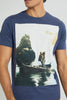 Navy Graphic T-Shirt