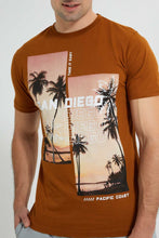 Load image into Gallery viewer, Redtag-Rust-Graphic-T-Shirt-Graphic-Prints-Men&#39;s-
