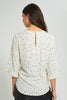 Ivory Doted Blouse