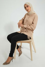 تنزيل الصورة على معرض الصور، Redtag-Beige-Pleat-Detail-Blouse-Blouses-Women&#39;s-
