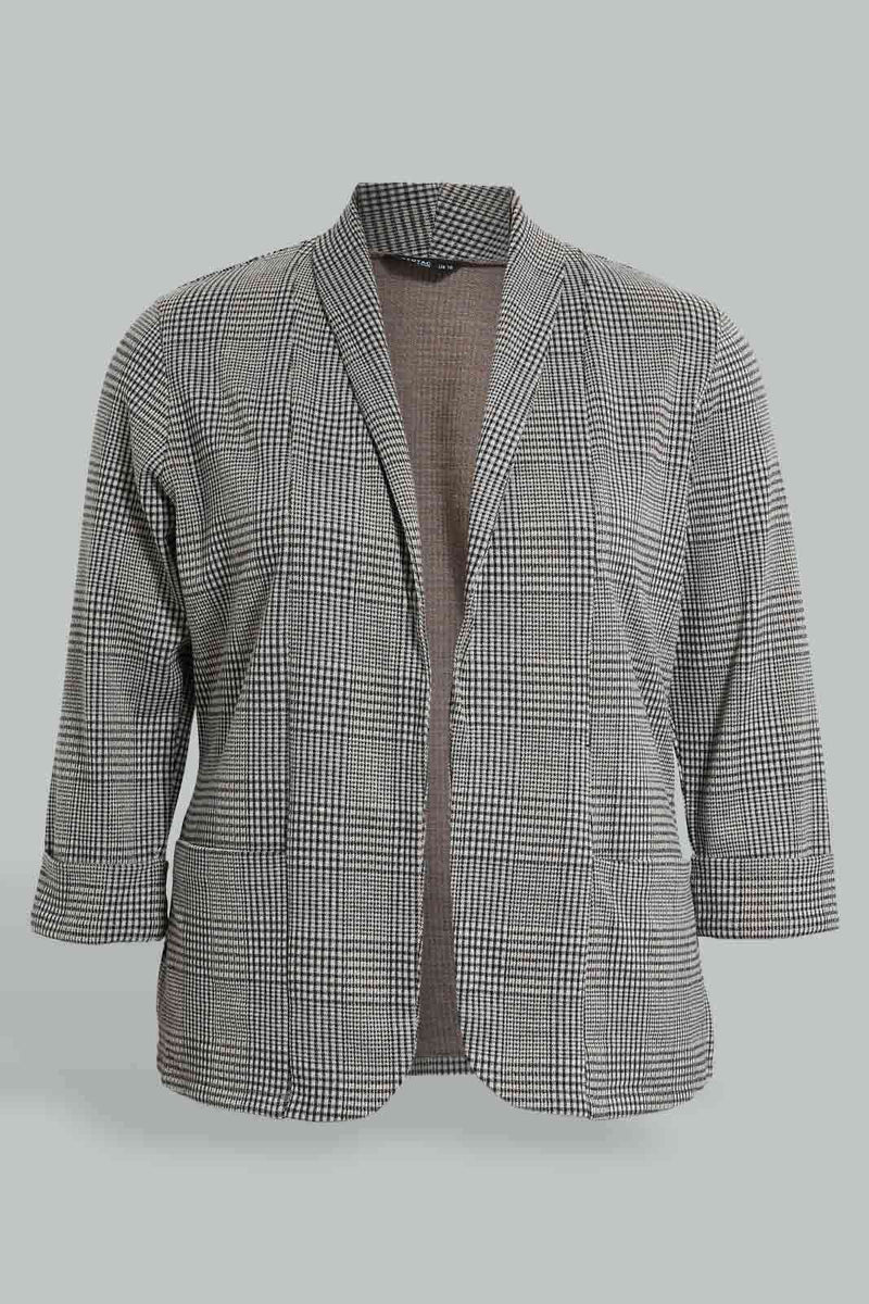 Redtag-Check-Jacket-Jackets-Women's-