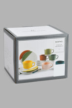 Load image into Gallery viewer, Redtag-Assorted-Embossed-Cup-&amp;-Saucer-Set-(12-Piece)-Tea-Sets-Home-Dining-
