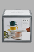 تنزيل الصورة على معرض الصور، Redtag-Assorted-Embossed-Espresso-Set-(12-Piece)-Tea-Sets-Home-Dining-

