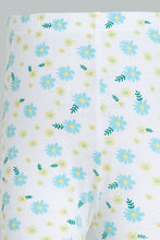 Load image into Gallery viewer, Redtag-Yellow-Peterpan-Top-With-Printed-Legging-Sets-Infant-Girls-3 to 24 Months
