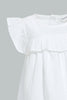 Redtag-White-Dobby-Blouse-Blouses-Infant-Girls-3 to 24 Months