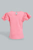 Redtag-Pink-Frilled-Top-With-Printed-Legging-Sets-Infant-Girls-3 to 24 Months