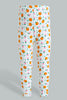 Redtag-Pink-Frilled-Top-With-Printed-Legging-Sets-Infant-Girls-3 to 24 Months