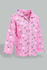 Redtag-Fuchsia-Printed-Flannel-Pyjama-Set-Pyjama-Sets-Infant-Girls-3 to 24 Months