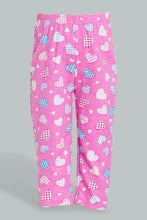 Load image into Gallery viewer, Redtag-Pink-Heart-Printed-Flannel-Pyjama-Set-Colour:Pink,-Filter:Infant-Girls-(3-to-24-Mths),-Infant-Girls-Pyjama-Sets,-New-In,-New-In-ING,-Non-Sale,-S22A,-Section:Kidswear-Infant-Girls-3 to 24 Months
