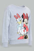 Redtag-Grey-Mel.-Character-Sweat-T-Shirt-With-Red-Printed-Track-Sets-Infant-Girls-3 to 24 Months
