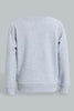 Redtag-Grey-Mel.-Character-Sweat-T-Shirt-With-Red-Printed-Track-Sets-Infant-Girls-3 to 24 Months