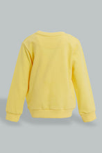 تنزيل الصورة على معرض الصور، Redtag-Yellow-Lola-Print-Sweat-Tee-With-Printed-Track-Sets-Infant-Girls-3 to 24 Months
