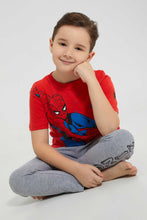 تنزيل الصورة على معرض الصور، Redtag-Spiderman-Just-Chilling-Longpant-Pyjama-Set-Pyjama-Sets-Boys-2 to 8 Years
