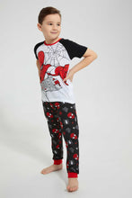 تنزيل الصورة على معرض الصور، Redtag-Spiderman-Supersense-Print--Longpant-Pyjama-Set-Pyjama-Sets-Boys-2 to 8 Years
