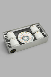 Redtag-Assorted-Geometric-Tea-Cup-&-Saucer-(8-Piece)-Tea-Sets-Home-Dining-