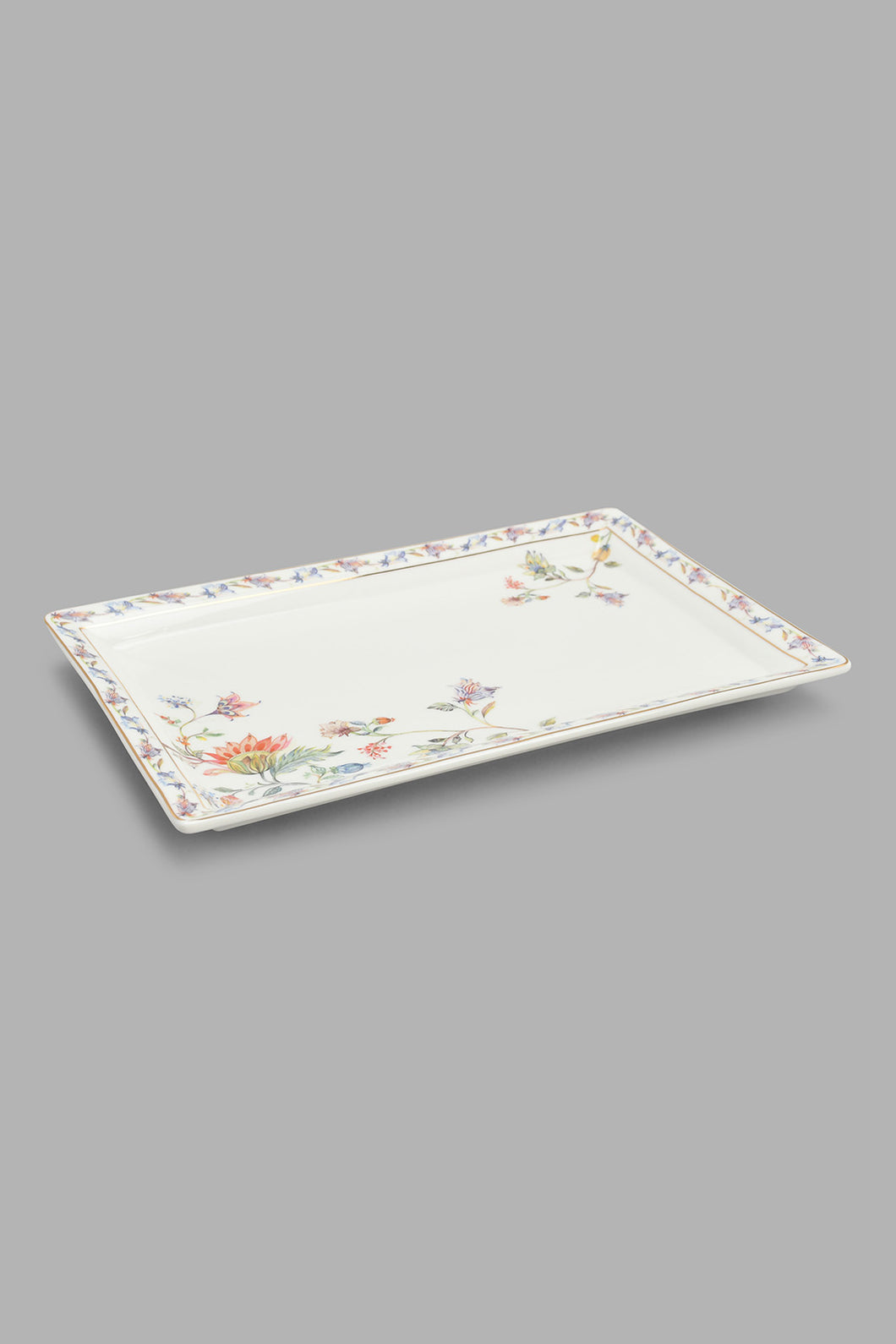 Redtag-Assorted-Floral-Rectangle-Platter-Tea-Sets-Home-Dining-