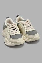 Load image into Gallery viewer, Redtag-Light-Grey-Chunky-Sneaker-Chunky-Senior-Boys-5 to 14 Years
