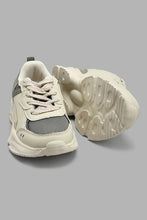 Load image into Gallery viewer, Redtag-Light-Grey-Chunky-Sneaker-Chunky-Senior-Boys-5 to 14 Years
