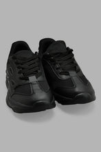 Load image into Gallery viewer, Redtag-Triple-Black-Chunky-Sneaker-Chunky-Senior-Boys-5 to 14 Years
