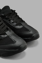 Load image into Gallery viewer, Redtag-Triple-Black-Chunky-Sneaker-Chunky-Senior-Boys-5 to 14 Years
