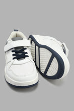 Load image into Gallery viewer, Redtag-White-Fabric-Block-Sneaker-Skate-Shoes-Senior-Boys-5 to 14 Years
